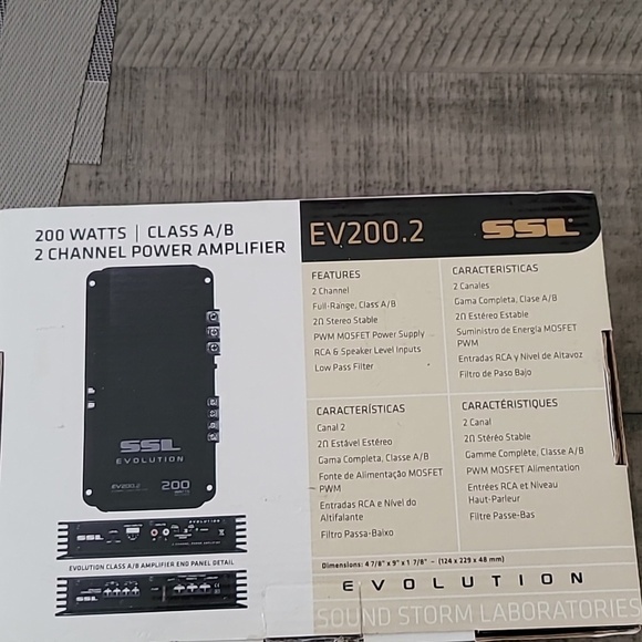 SSL Class A/B 2 CHANNEL AMPLIFIER new in box! - Picture 2 of 6